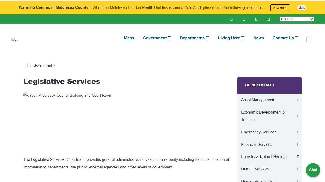 Legislative Services Middlesex County